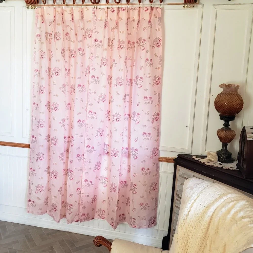 Vintage curtain panels